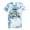 Blue - navycombo, variant on American Rag Womens Fresh Rocker Tie-Dyed Graphic T-Shirt, Blue, Small