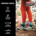 thumbnail image 5 of Darn Tough Women's Treeline Micro Crew Midweight with Cushion Hiking Socks, Canyon & Blue, Medium (Variety Pack), 5 of 6