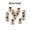 Rose Gold, variant on 50-100pcs Dia 4-12mm Big Hole Beads Spacer Beads for DIY Charm Jewelry Making-Silver-10mm x 100pcs