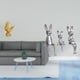 thumbnail image 2 of Escultura De Figura Familiar De Gallo Y Conejo Feng Shui Para Decoración Del Hogar, Cumpleaños, Aniversarios, Centro De Mesa, Armario, Estantería, Exhibición, 2 of 8