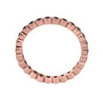 thumbnail image 4 of AoneJewelry 0.40 Carat Blue Diamond Eternity Band In 14K Rose Gold, 4 of 5