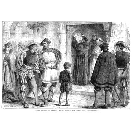 Why did martin luther write the 95 theses image