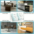 thumbnail image 2 of CUITING 2PCS Acrylic Business Card Holder for Desk   8 Pocket Multiple Business Card Holders  Business Card Stand Business Card Display Holder  Clear Plastic Business Card Holder Display, 2 of 6