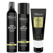 TRESemme Extra Hold Volumizing Hair Styling Mousse, Frizz Control Hair Styling Gel, & Humidity Resistant Hairspray Set, 15 oz