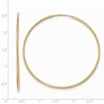thumbnail image 3 of 10k Polished Endless Tube Hoop Earrings, 3 of 3