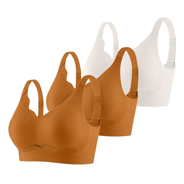 Brasier conjunto de 3 Piezas de Sujetador Deportivo sin Costuras y Cómodo para Mujer, con Soporte Ajustable, para Uso En Casa, Ocio y Entrenamiento Durante Toda La Temporada. Grande