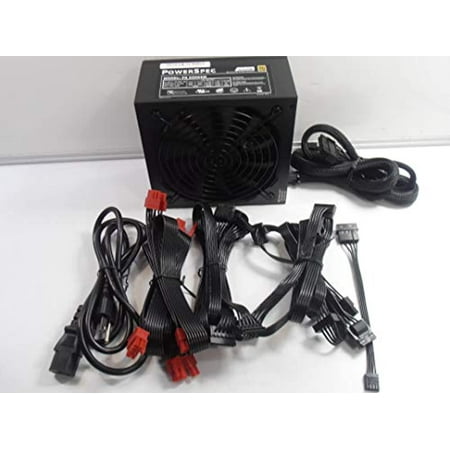 powerspec 650 watt 80 plus gold semi modular atx power supply active computer switching power supply ps 650gsm