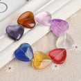 thumbnail image 3 of U8MO 10pcs 20mm Heart Shape Glossy Crystal Glass Loose Beads For Jewelry Making DIY-Deep Blue, 3 of 6