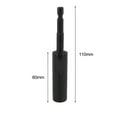 thumbnail image 6 of 110Mm Deepen Socket Wrenches Hexagon Nut Driver Drill Bit H8-H14 Sleeve Adapter H13 50Mm, 6 of 8