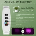 thumbnail image 5 of Plant Grow Light 4 Head, 6000K Red Blue Spectrum Grow Lamp for Indoor Plants with 3/9/12H Timer & 10 Dimmable Levels, 13 inch LED Grow Light Strips Plant Light for Green House Hydroponics Succulent, 5 of 6