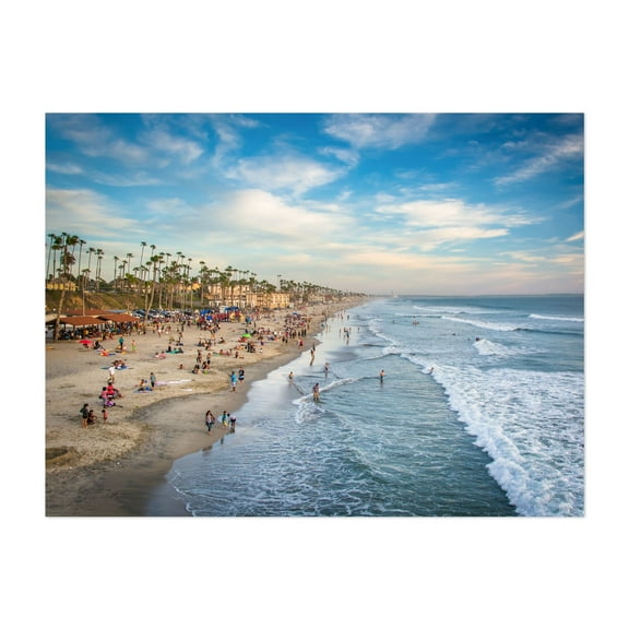 From the Pier - Oceanside California Photography Unframed Wall Art Print 5 x 7 inches