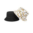 thumbnail image 2 of DLAPL Cute Print Bucket Hat for Women Men Teens Summer Beach Fisherman Cap, Banana White, 2 of 5