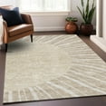 thumbnail image 6 of Addison Rugs Mayfield Washable Transitional Abstract Beige Rectangle Rug, 9' x 12', 6 of 6