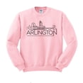 thumbnail image 1 of Skyline Arlington Virginia Sweatshirt Unisex Small Pink, 1 of 5