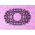 thumbnail image 1 of Ahgly Company Indoor Rectangle Medallion Pink Traditional Area Rugs, 8' x 12', 1 of 4