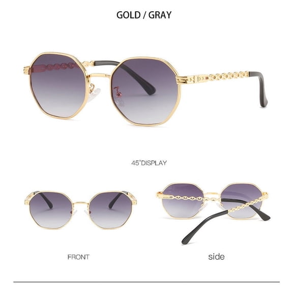Mens Sunglasses UV400 Protection Full Frame Metal Lens