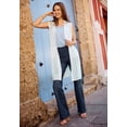 thumbnail image 5 of Woman Within Plus Size Stretch Denim Wide-Leg Five-Pocket Jeans, 5 of 6