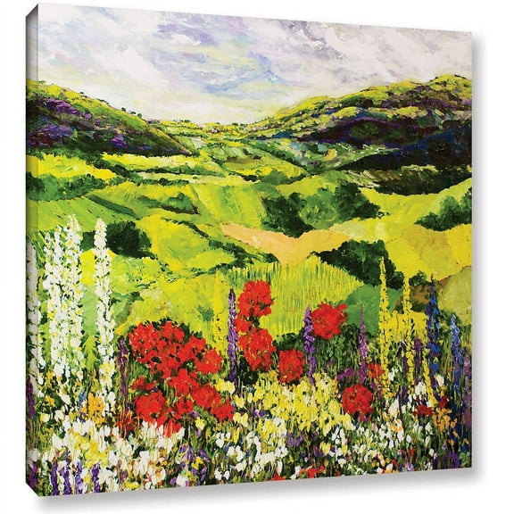 ArtWall Allan Friedlander "Meadow Lark" Gallery-wrapped Canvas