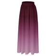 thumbnail image 5 of YUEJUIR Women's Skirts Women Floral Print Skirt High Waist Party Beach Pocket Long Maxi Skirt Casual Skirts for Women Womens Maxi Skirt (Wine Red,XXL), 5 of 5