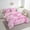 Pink, variant on Erosebridal Geometric Hexagon Bedding Sets Twin Size,Watercolor Honeycomb Comforter Sets With Sheets,Marbling Room Decorative,Breathable,7Pcs