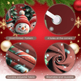 thumbnail image 3 of Festive Christmas Train Banner Holiday Decoration Snowy Scene with Santa for Winter Celebration Outdoor Decoration Holiday Party, 3 of 9