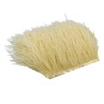 thumbnail image 4 of VONKY 1 Yard Dyed Ostrich Feather Fringe Trim Ribbon Embellishment Beige, 4 of 8