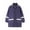 Navy, variant on OSOLU Toddler Child Boys Girls Button Rain Jacket Hooded Windproof Raincoat Kids Long Sleeve Hoodie Trench Soft Dailywear, 6-7 Years