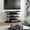 Black, variant on Furinno Frans Turn-N-Tube 4-Tier TV Stand for TV up to 46, White Oak