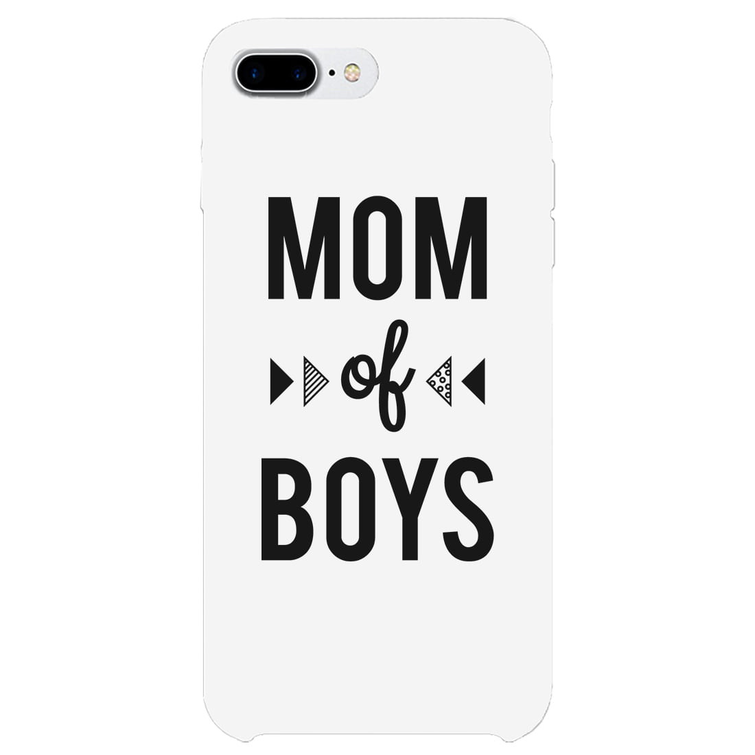 Mom Of Boys Phone Case White Slim Fit Personalized Mothers Day Gift