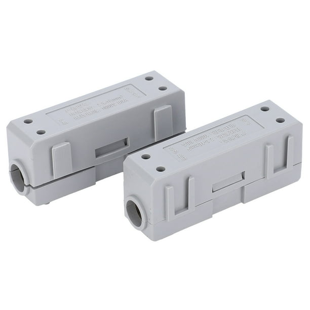 Conector de empalme eléctrico, 2 piezas, bloque de terminales tipo I, conector de empalme, bloque de terminales tipo caja, funcionalidad versátil