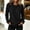 Black, variant on Women's Crew Neck Washed Long Sleeve Top Loose Fit Vintage Textured Basic Tops for Women Blue S
