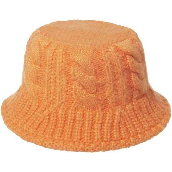 YooGuoGuo Knitted Bucket Hat Vintage Packable Ladies Winter Cotton Crochet Hat Soft Warm Cap