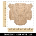 thumbnail image 2 of Tiger Head Icon Wood Shape Unfinished Piece Cutout Craft DIY Projects - 6.25 Inch Size - 1/8 Inch Thick, 2 of 7