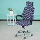 thumbnail image 4 of Fundas extraíbles para silla de oficina, protector de sillón, funda de asiento para silla gaming Azul oscuro, 4 of 8