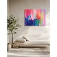 thumbnail image 4 of Colorful Abstract Canvas Print Wall Art Multicolor Fantasy Framed Canvas Art Wall Decor Aesthetic Pictures Painting Morden Artwork for Living Room Bedroom, Ready to Hang - 16"x20", 4 of 6