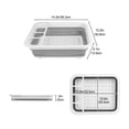 thumbnail image 2 of Collapsible Dish Drying Rack, TSV Portable Dinnerware Organizer for Kitchen RV Campers Storage, Space Saving Kitchen Storage Tray, 2 of 6