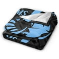 thumbnail image 2 of Uri University of Rhode Island Rams Fleece Blanket, Very Soft Microfiber Flannel Blanket for Couch Warm and Cozy for All Seasons, 2 of 6