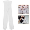 thumbnail image 4 of 2 pares de medias de ballet para adultos, calcetines de baile, medias de baile, pantimedias elásticas para mujeres y niñas (talla S para una altura de 100 a 130 cm, color blanco), 4 of 6