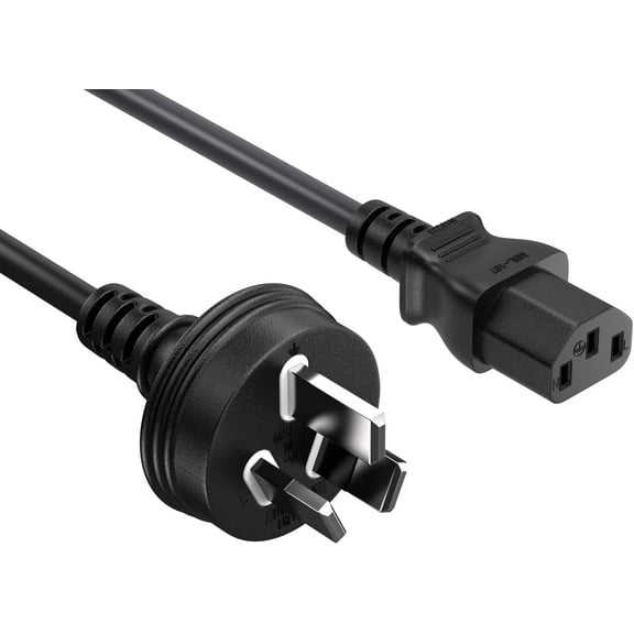 Cable Leader 6ft 18 AWG Australia Power Cord (IEC-320-C13 to AS3112)