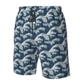 thumbnail image 4 of Fotbe A Japanese Great Wave Trajes de Baño Estampados para Hombre, Shorts de Verano de Secado Rápido, Ropa de Playa, Bañadores-X-Large, 4 of 6