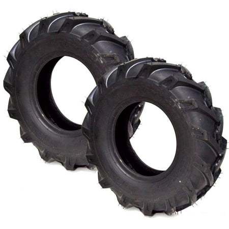 (2) AG Lug 4.80-8 Troybilt Tiller Tires Replaces Carlisle Power Trac (Best Place To Replace Tires)