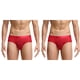 thumbnail image 1 of Jumpingount 2 calzoncillos transpirables de cintura baja para hombre, máxima comodidad, con ropa interior Sexy para hombre, calzoncillos sexys Ropa interior rojo XXL, 1 of 6