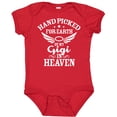thumbnail image 3 of Inktastic Handpicked for Earth by My Gigi in Heaven with Angel Wings Boys or Girls Baby Bodysuit, 3 of 5