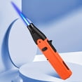 thumbnail image 5 of Butane Torch With Fuel Gauge, Refillable Kitchen Torch Lighter With Safety Lock And Adjustable Flame, One-handed Operation Blow Torch ForBBQ(Butane Gas Is Not Included), 5 of 5
