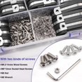 thumbnail image 4 of Kit surtido de abrazaderas para cables Taiss 270 piezas de acero inoxidable 304, 4 of 6