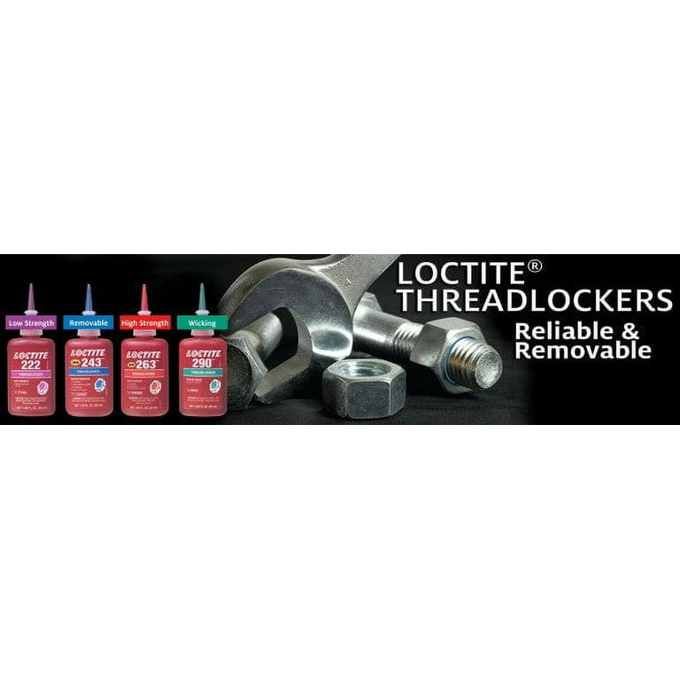 Loctite 243, Threadlocker, Medium Strength, 10ml