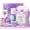 Purple, variant on Birthday Gift Baskets for Women, Self Care Gifts Get Well Soon Gifts, Ocean Relaxing Spa Bath Gifts Sets with Flannel Blanket, Unique Mothers Day Gifts for Mom Her, 11 Pack, Green