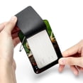 thumbnail image 7 of Snails Square PU Leather Luggage Tags, 2 Pack, with Privacy Cover and Stainless Steel Ring - Suitable for Travel, Backpack, Handbag - Bag Tags, Handbag Tags, 7 of 7
