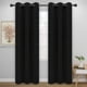 thumbnail image 1 of Cortinas térmicas Easy-Going, 2 paneles, 107 x 241 cm, color negro, 1 of 8