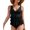 M, variant on EWASWON Strapless Tankini Set for Women - Ruffle Detail and 4-Way Stretch, Plus Size Swimwear for Beach and Vacation,Orange,Size XL